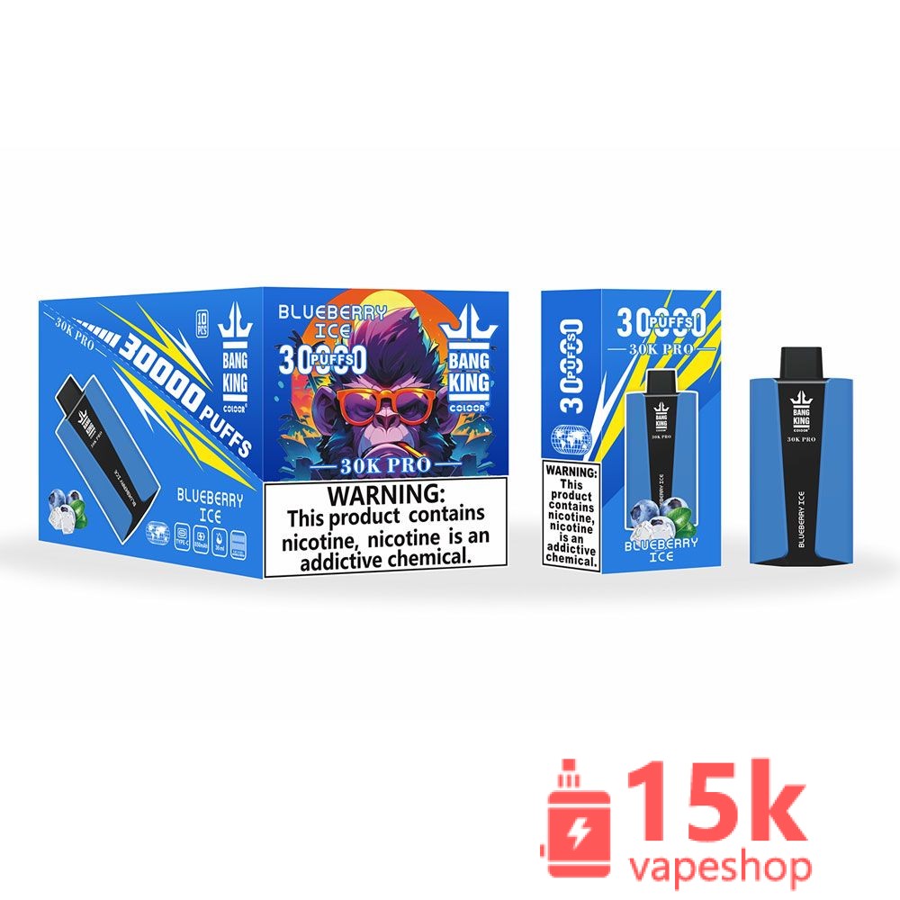 Bang King 30000 PRO Puffs Disposable E-Cigarette Vape Pen, 36ml, 12 Flavors, OEM/ODM, Wholesale - Slika 3