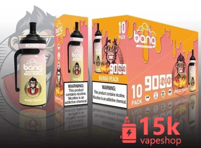 Bang King 9000 Puffs Disposable Vape - ODM Wholesale, Fruit Flavors, CE & FCC Certified - immagine 4