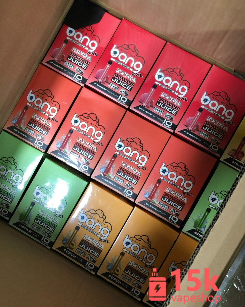 Bang XXL Disposable Vape 2000 Puffs - 22 Flavors, FDA Certified, Factory Wholesale Prices - 画像 (6)