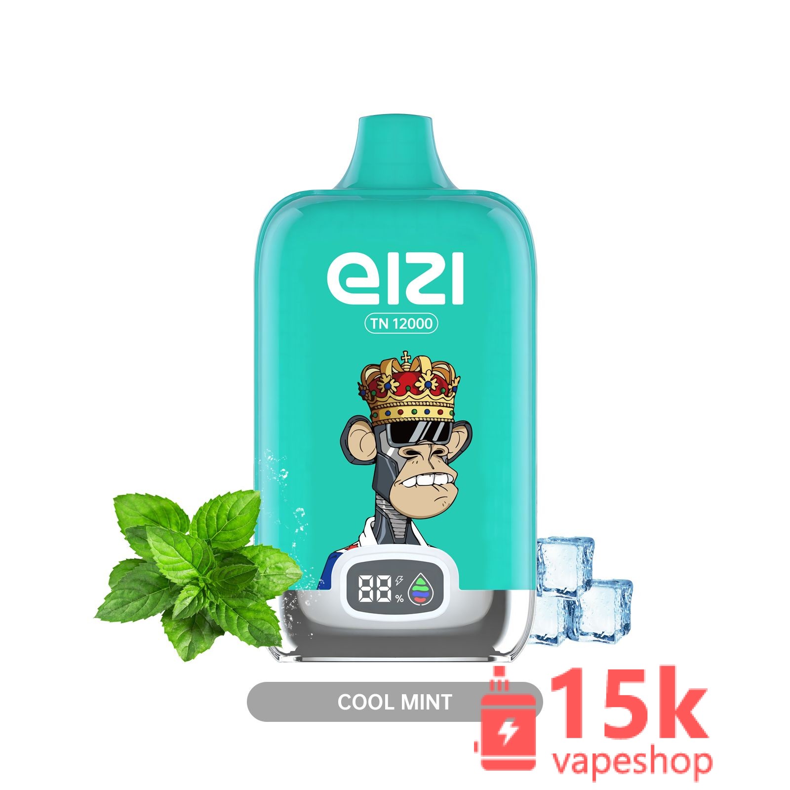 ⁦ELF BOX 12000 Puffs Disposable Vape Pen 25ml Digital Display Mesh Coil 12 Flavors EU Warehouse⁩ - الصورة ⁦5⁩