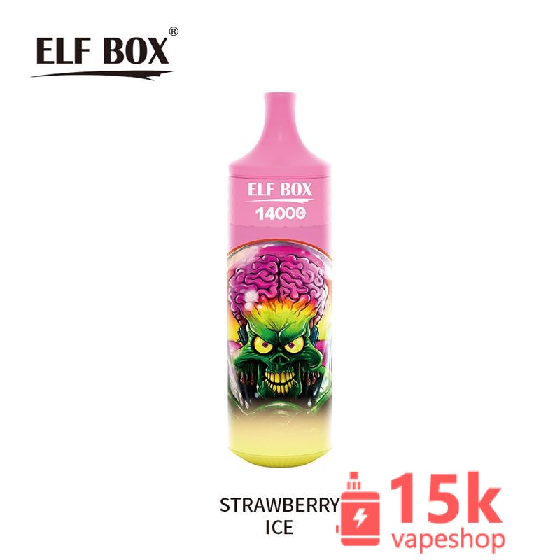 Elf Box 14K 14000 Puffs Disposable Vape Pen with Mesh Coil & Custom Logo - Vape E-Cigarettes - 画像 (3)