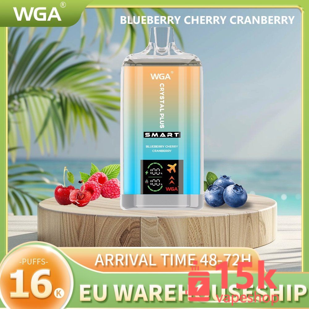EU Wholesale Crystal 16K Disposable Vape Bar - 2% & 5% Nicotine, Fruit Flavors, FDA Certified, OEM/ODM