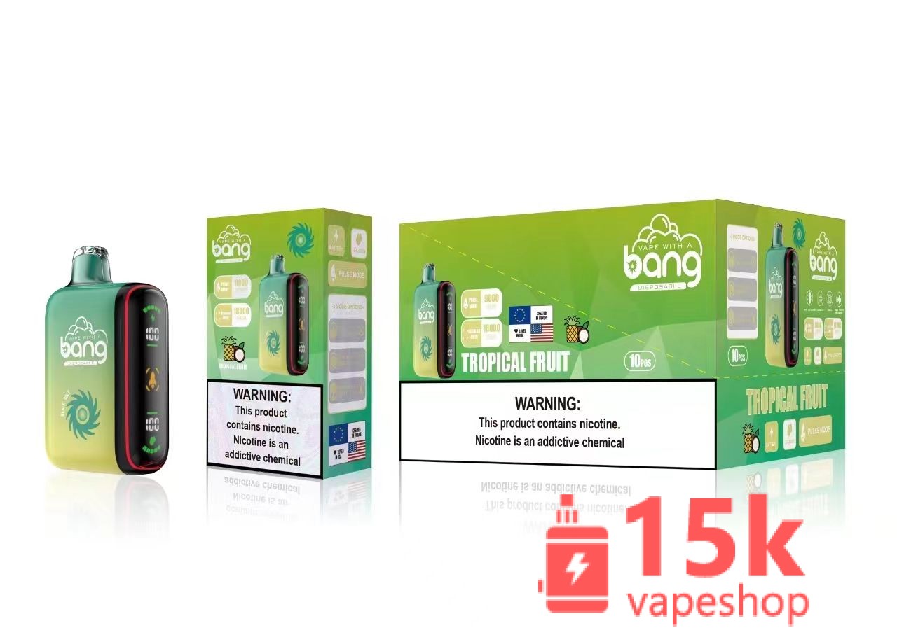 Gek Bang 18000 Puff Disposable Vape Pen with LCD Screen, 28ml E-Liquid, 3% Nicotine, Fast Shipping - 画像 (5)