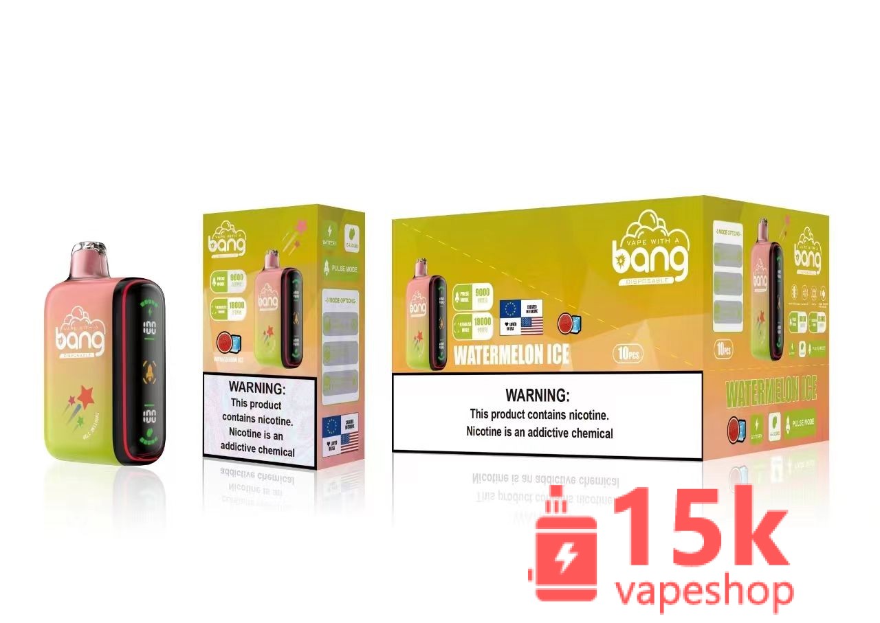 Gek Bang 18000 Puff Disposable Vape Pen with LCD Screen, 28ml E-Liquid, 3% Nicotine, Fast Shipping - 画像 (4)