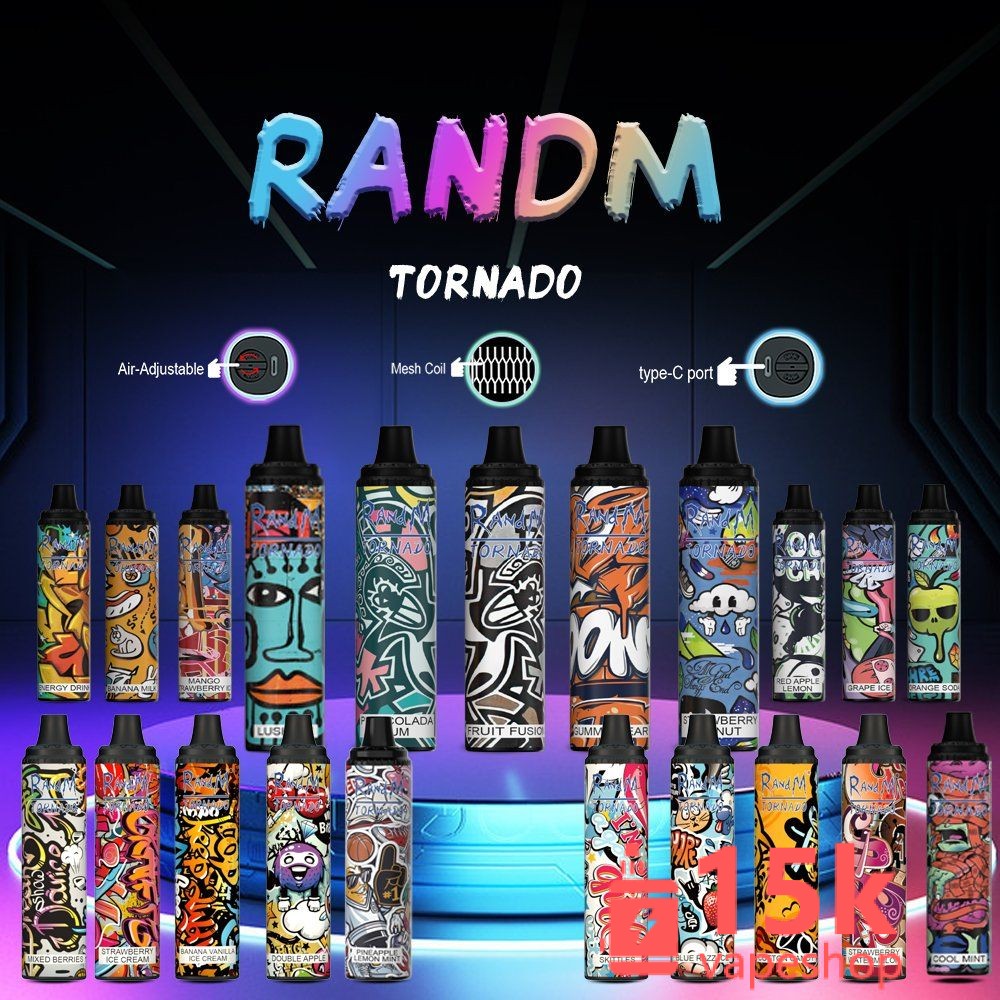 ⁦Hot Sales Randm Tornado Disposable Vape Pod 6000puffs Electronic Cigarette⁩ - الصورة ⁦5⁩