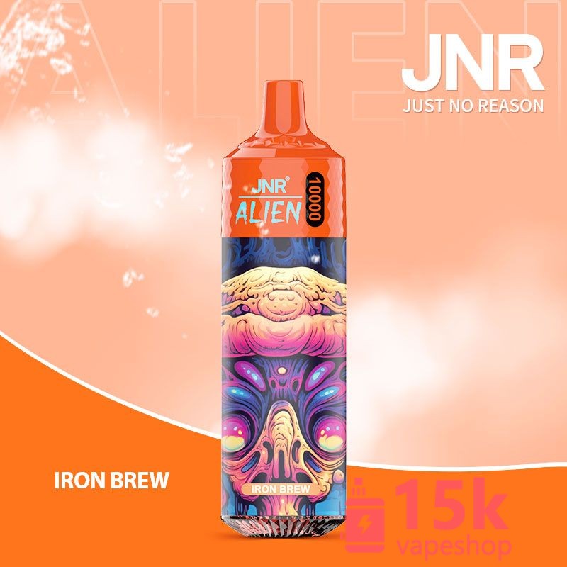 Instabar JNR Alien 10000 Puffs Disposable Vape - Fruit Flavors, High Nicotine, 16ml E-Liquid, CE Certified - 画像 (6)
