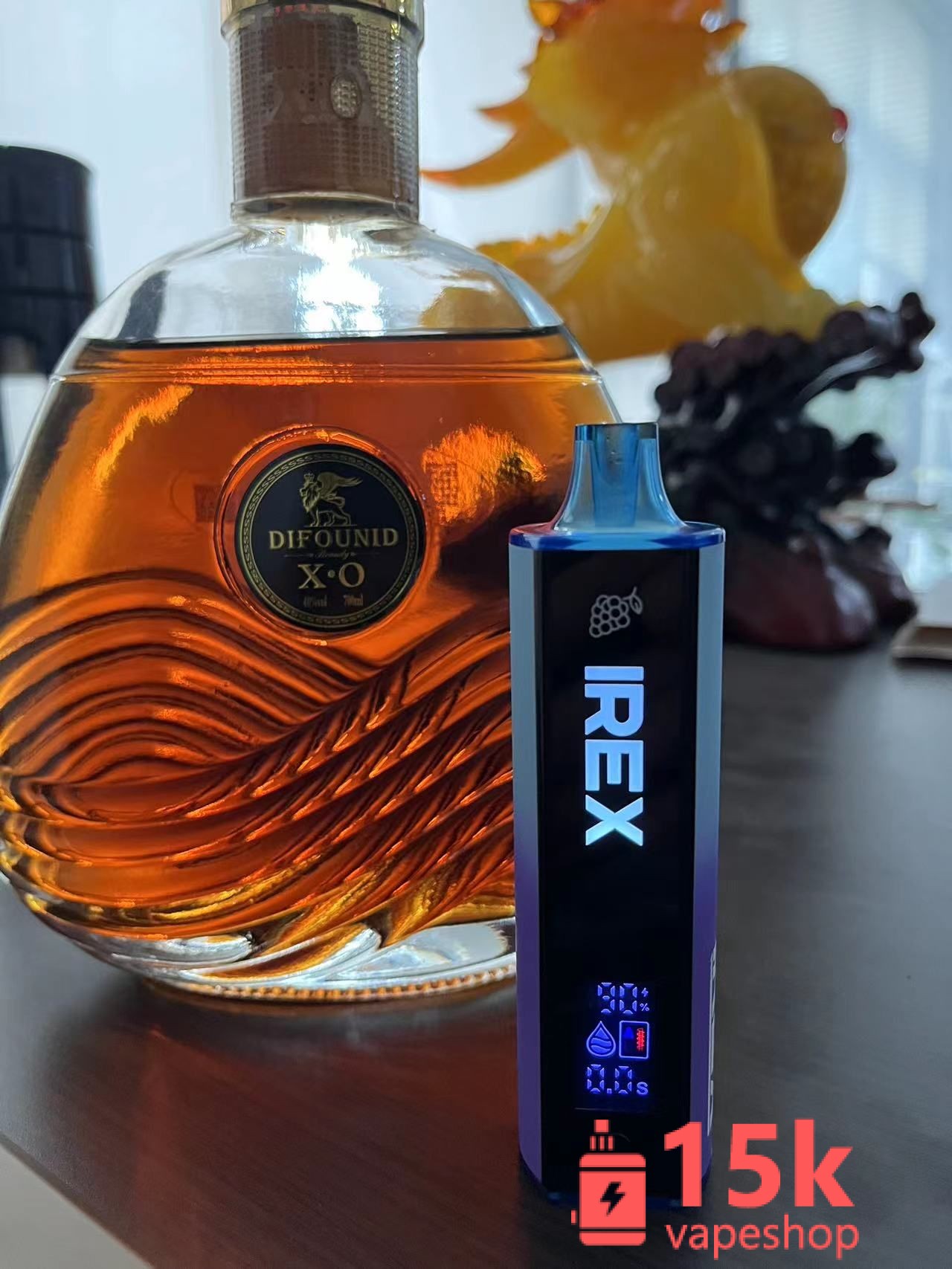 IREX 10000puff Disposable Vape EGO Device with Dual Flavors, 20ml Capacity, 650mAh Battery & Breathing Light - 画像 (6)
