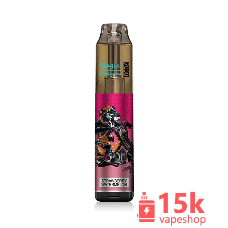 ⁦Magic Dragon 7000 Puffs Disposable E-Cigarette - 28 Flavors, Type-C, Logo Printing, EU Warehouse⁩ - الصورة ⁦4⁩