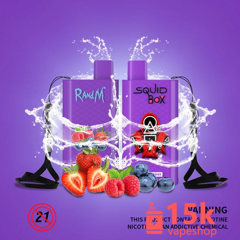 RandM Squid Box Vape Pen - Stainless Steel EGO Electronic Cigarette by Yumme Bar - Hot Sale - 画像 (6)