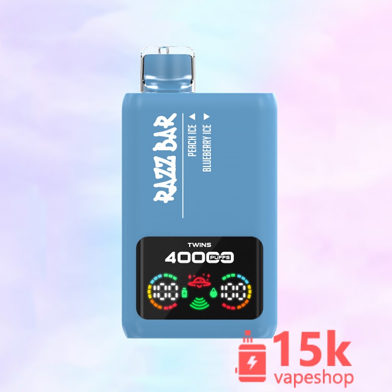 Razz Bar 40000 Puff Double Flavor 40K Vape | 650mAh Rechargeable | Mesh Coil Dual Tank - 画像 (3)