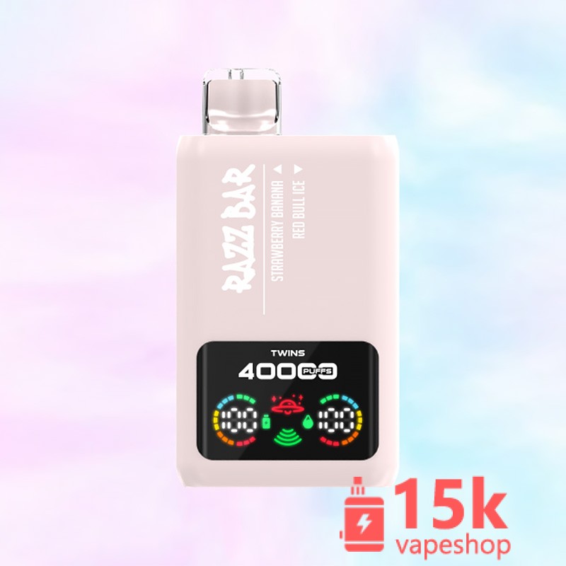 Razz Bar 40000 Puff Double Flavor 40K Vape | 650mAh Rechargeable | Mesh Coil Dual Tank - 画像 (4)
