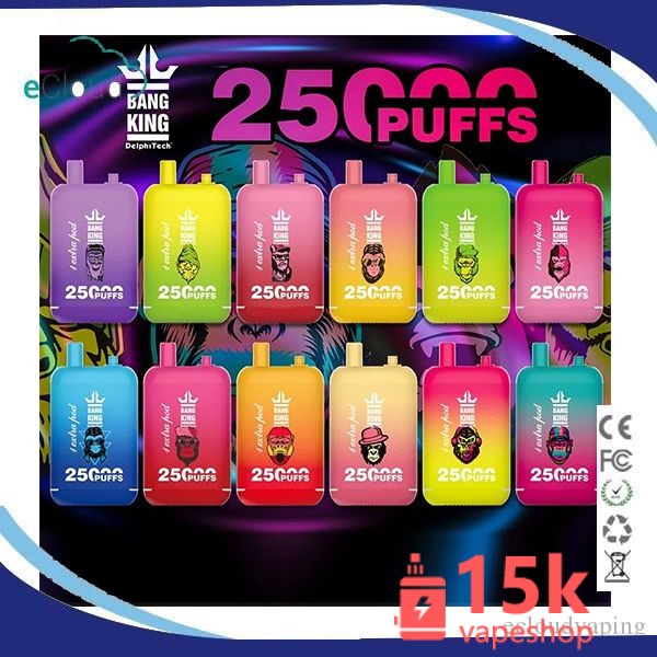 Wholesale Bang King 25000 Puffs Disposable Vape - 23ml Capacity, Fruit Flavors, 0%-5% Nicotine - 画像 (4)