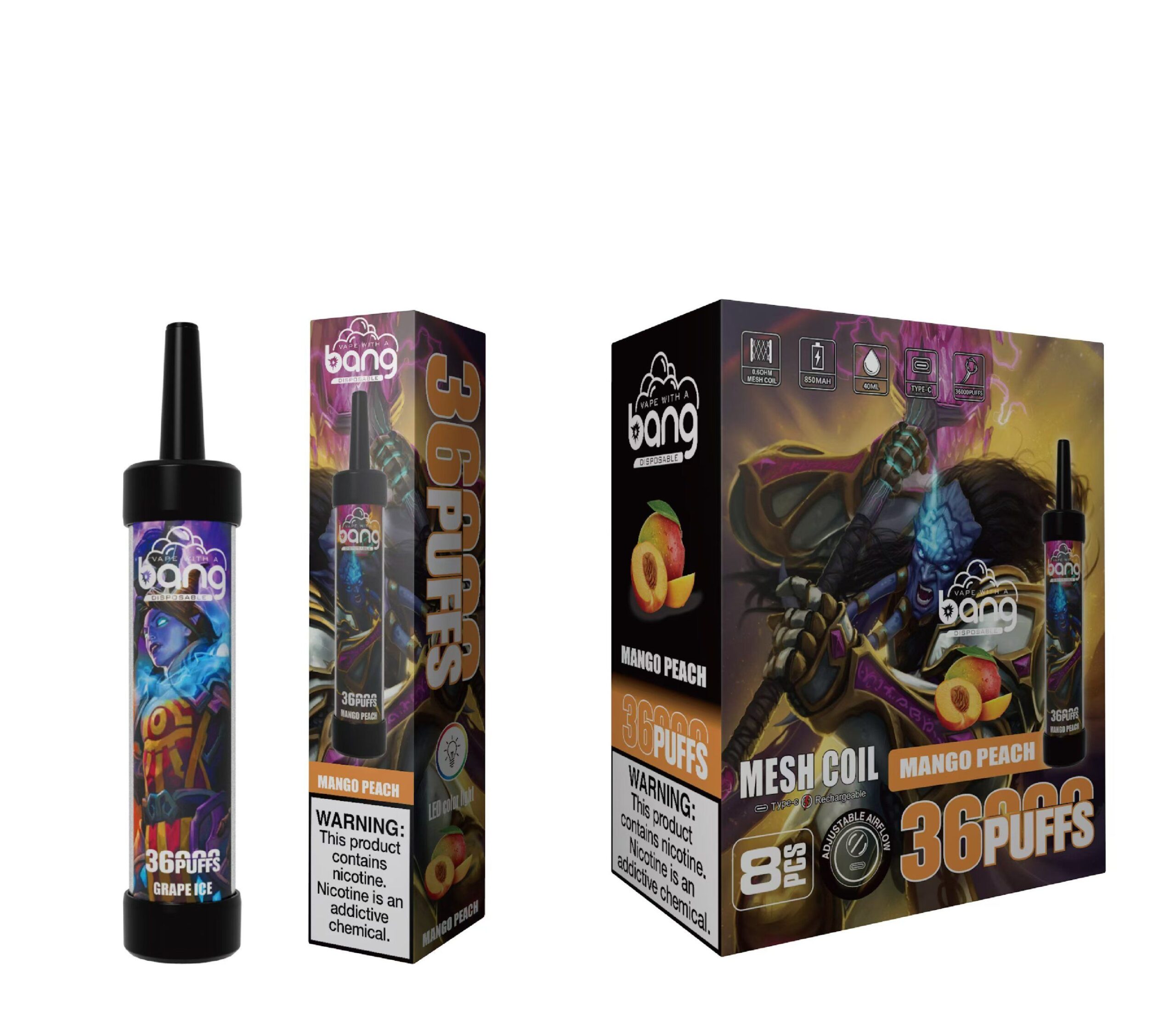 Wholesale Bang Vape 40ml E Juice Disposable Vape Pen Online Shopping - 画像 (5)