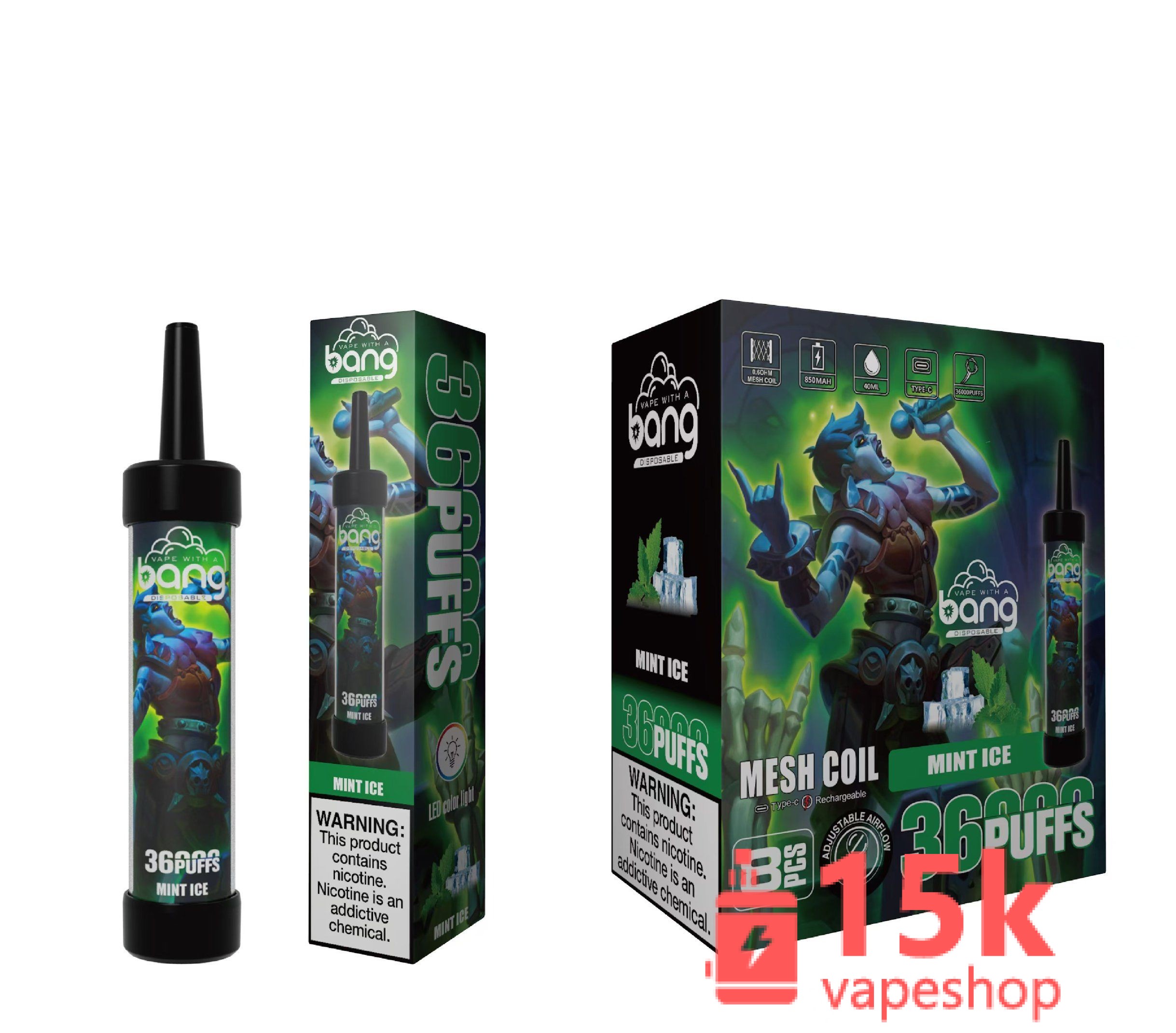Wholesale Bang Vape 40ml E Juice Disposable Vape Pen Online Shopping - 画像 (2)