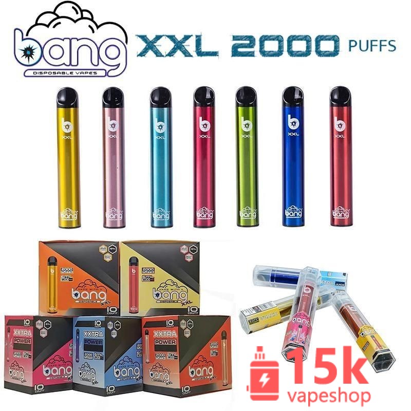 Wholesale Bang XXL Disposable E-Cigarette 2000 Puffs, 22 Fruit Flavors, FDA Certified, 6ml E-Juice - 画像 (2)