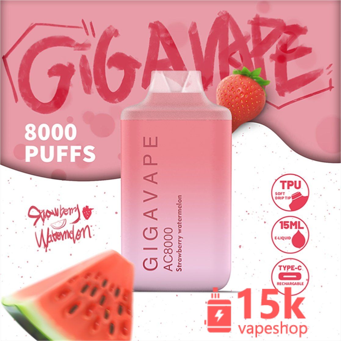 Wholesale Custom Logo Disposable Vape Pen 8000 Puff, 5% Nicotine, FDA Certified - TESS EGO - зображення 5
