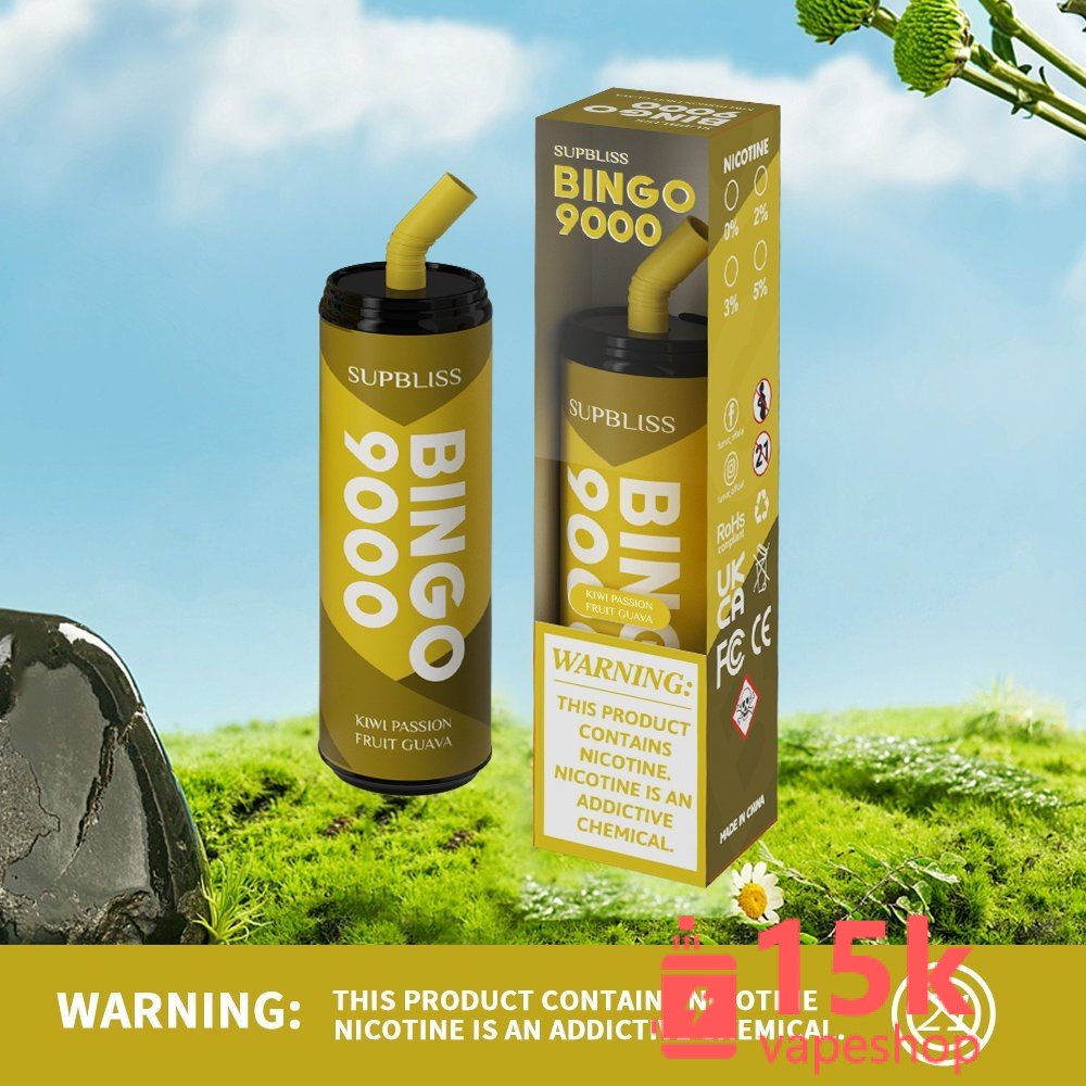 Wholesale Fumot Supbliss Bingo 9000 Puffs E-Cigarette Pod Kit with Fruit Flavors - Custom Logo Available