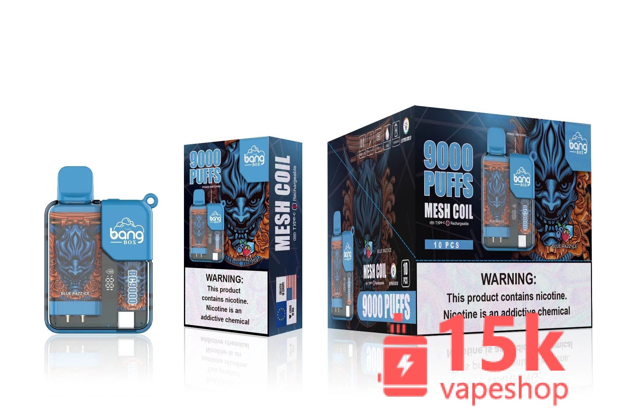 Zbood Moon Thanos Life Pod 5500 Disposable Vape - 9000 Puffs, Fruit Flavors, CE Certified - 画像 (4)